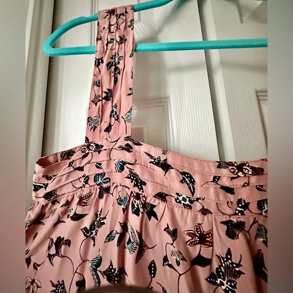 ‼️RARE‼️🎸Natalie Martin🎸🔥NWT🔥Jasmine Dress - Lotus Print in Champagne Pink— S - Picture 4 of 10
